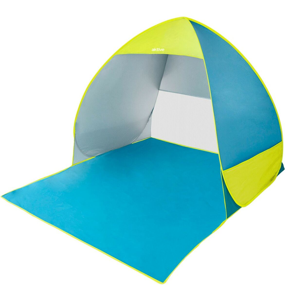 Windschutz Aktive 160 x 110 x 140 cm Blau grün (6 Stück)
